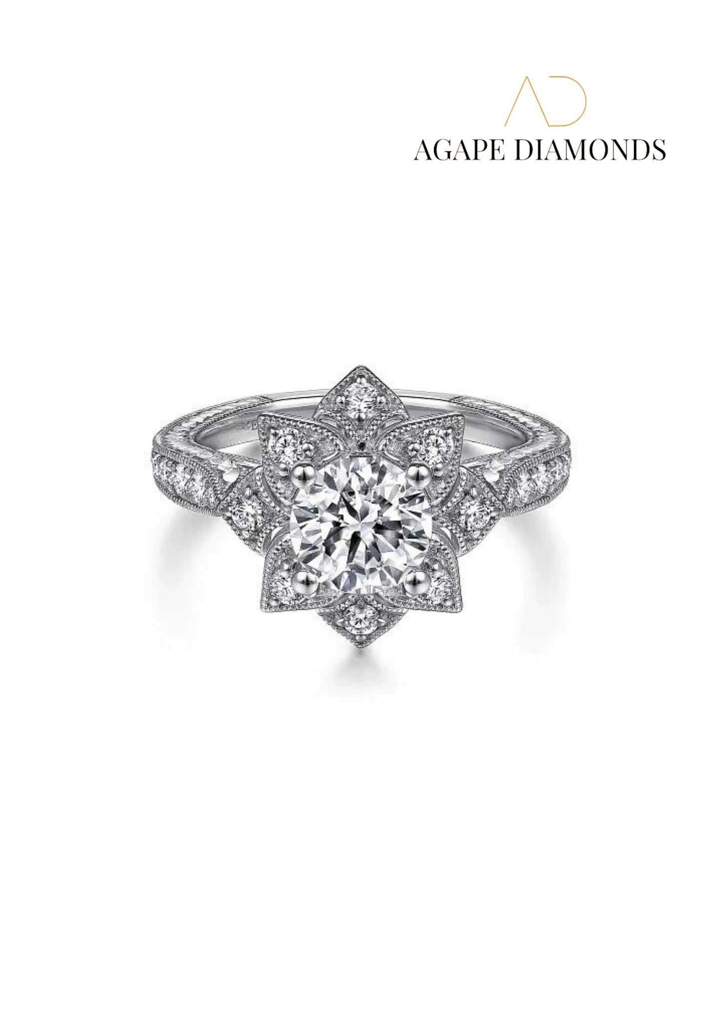 Agape Eternal Bloom Diamond Ring