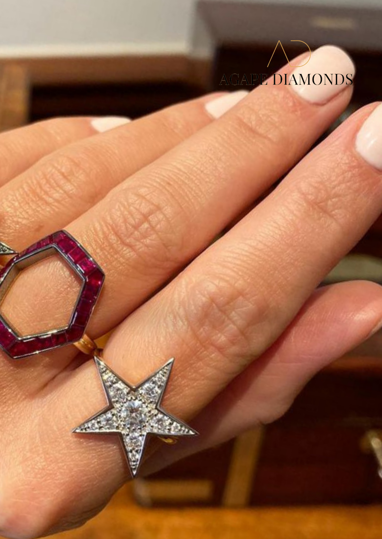 Starry Night Diamond Ring