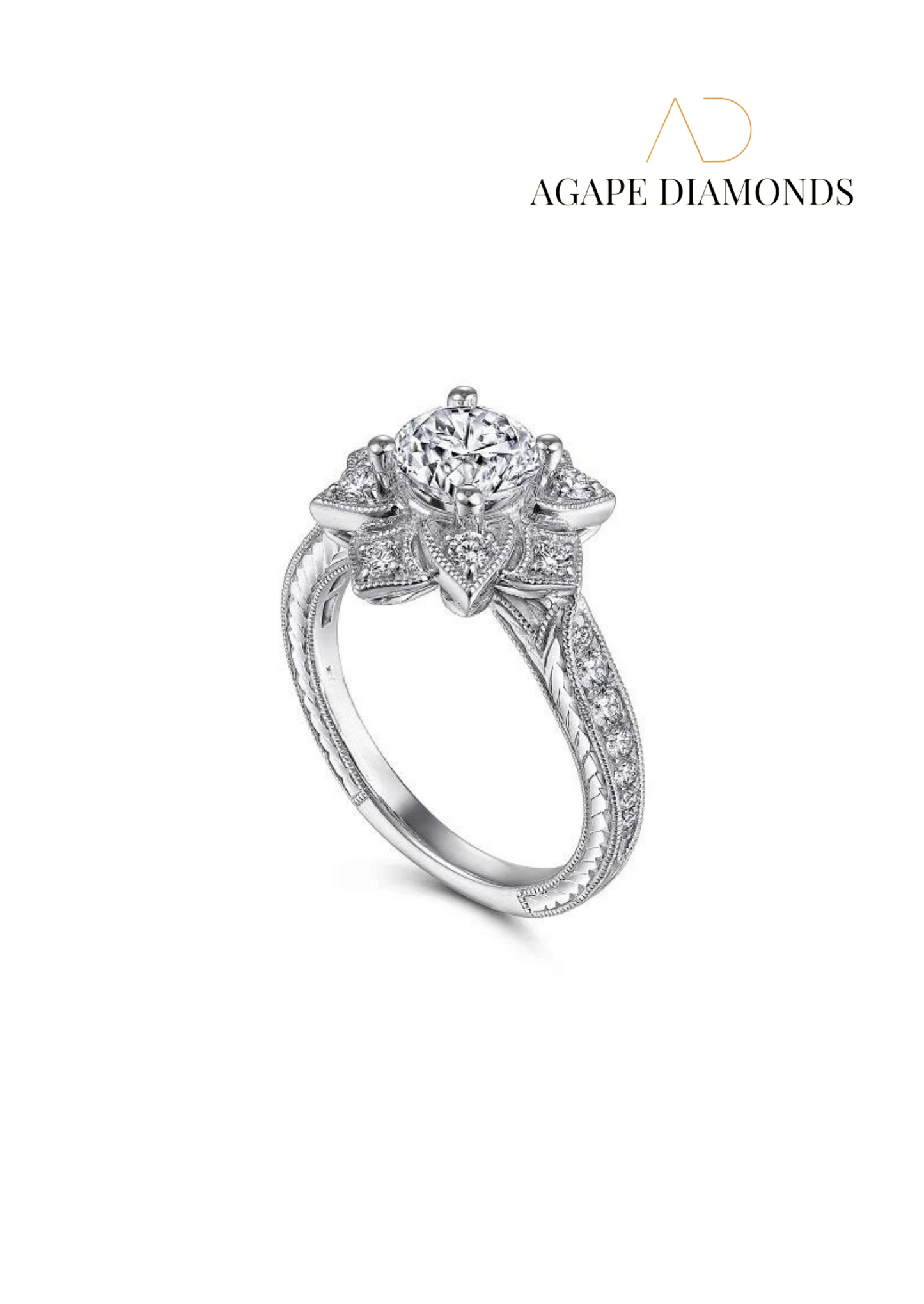 Agape Eternal Bloom Diamond Ring